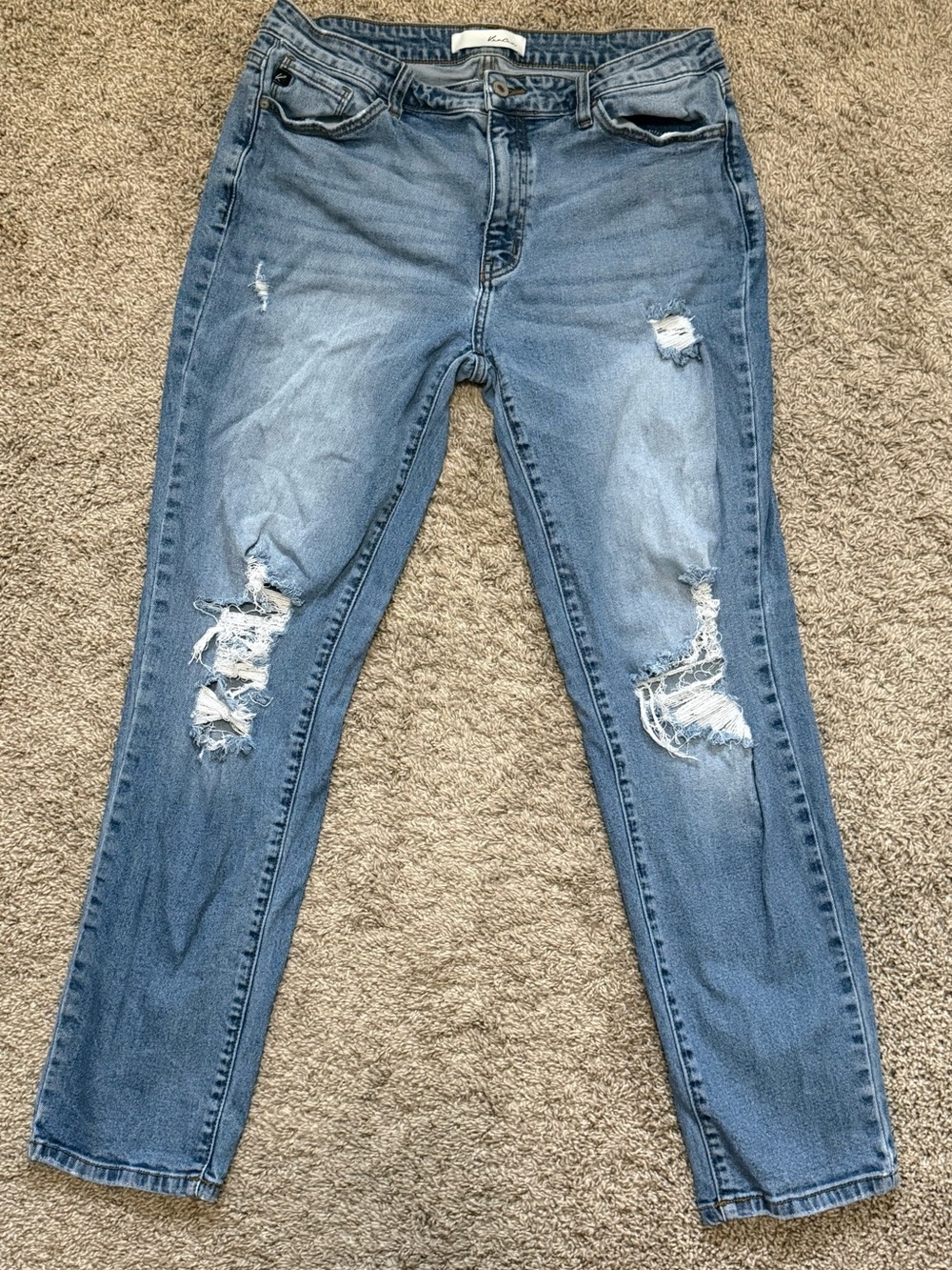 KanCan Light Blue Distressed Skinny Jeans